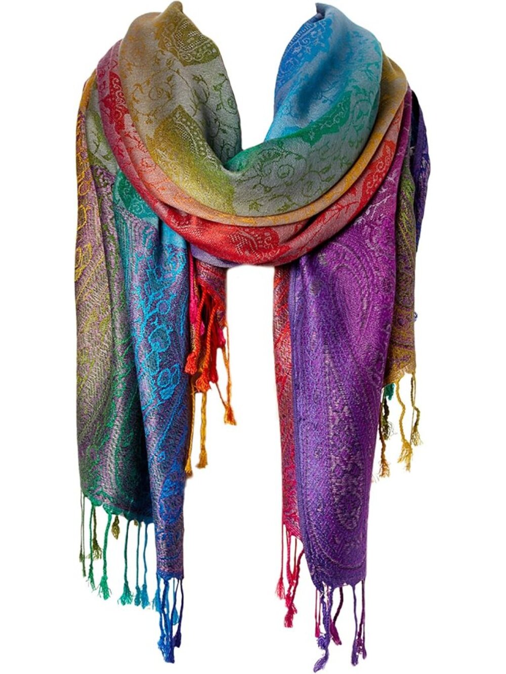 Fashion Women's Silk Scarf Luxury Satin Shawl Wraps